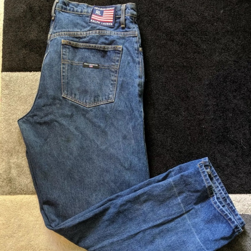 Ralph Lauren Polo Jeans Size 36X32 Loose